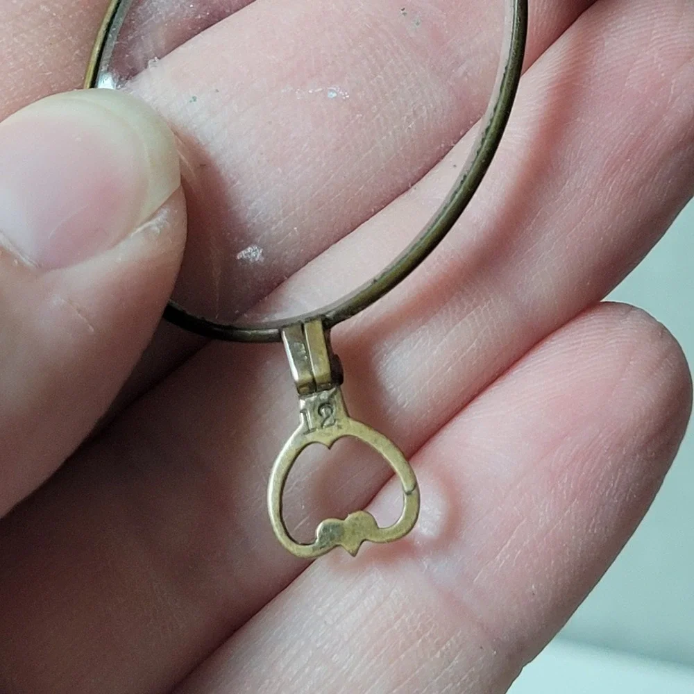 Antique Gold Filled Pince Nez Spectacles Spring Bridge Eyeglasses +0.12 Minimal